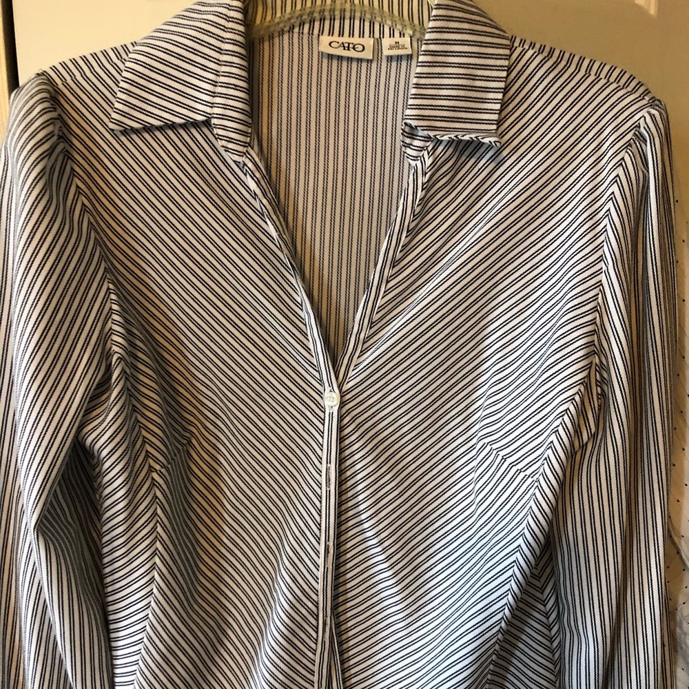 Cato striped blouse